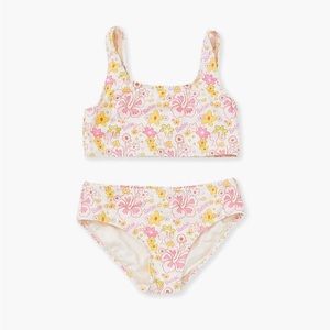 Forever 21 Girls Barbie Floral Print Bikini (Kids)